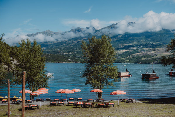 Plage Serre Ponçon - Baie de Foreston - Hautes Alpes